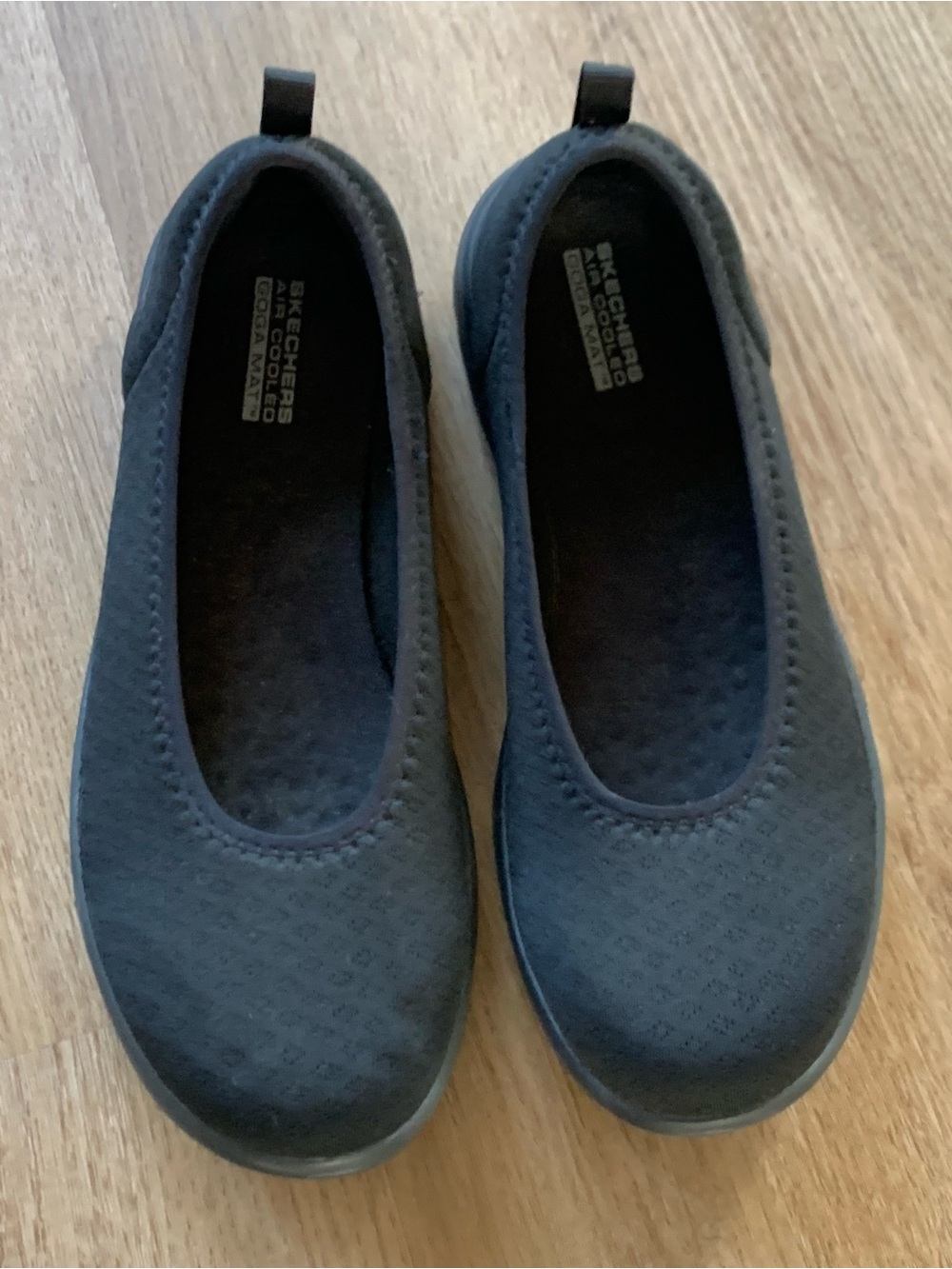 Skechers On The Go Flex Radiant Slip On Shoe Black Comfort Goga Mat Size 7.5